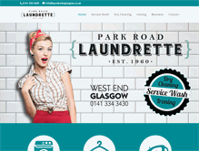 Tablet Screenshot of laundretteglasgow.co.uk